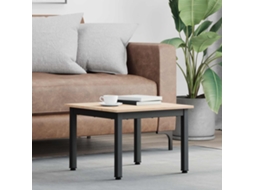 Vidaxl Mesa De Centro Natural 50 X 50 X 36 Cm