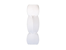 Vaso de Cerâmica em Forma de Raiz de Lótus Branco | S/MARCA