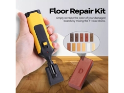 Kit De Reparo De Piso Laminado Sistema De Cera Profissional Bancada Gabinete Resistente Ferramentas De Reparo De Arranhões