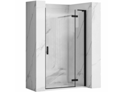 Porta De Chuveiro Rea Hugo 100 Black