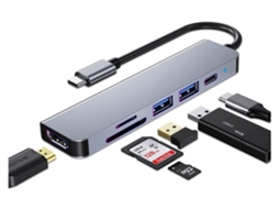 Hub Usb c Multiporta para Macbook e Tablets STELASPLEN