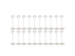 20 Portavasos De Mesa De Hierro Decorativos 12cm Prata Para Casamentos, Festas E Aniversários