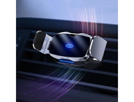 D7 Electric Phone Holder Mini Metal Automatic Locking Air Vent Phone Bracket For Car
