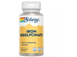 Bisglycinate Ferro Hierro Bisglicinato De 60 Comprimidos Solaray