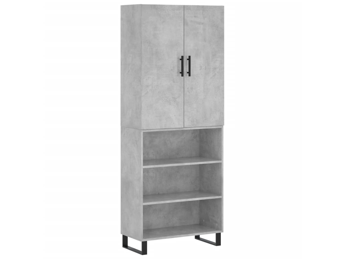 Highboard, Highboards Vidaxl Cinzeto Madeira Processada (n/a)
