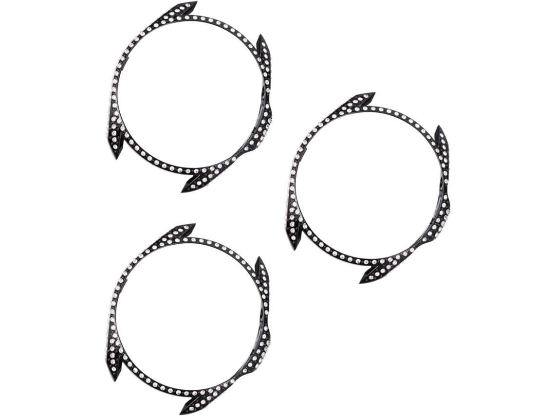 Estojo Decorativo para Relógio de 3 Peças com Diamantes, Estojo de Relógio Durável SFUSHOS