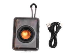 Alto-falante Bluetooth Portátil Hd Rgb À Prova D'água Com Microfone Para Exterior Festa Camping Viagem