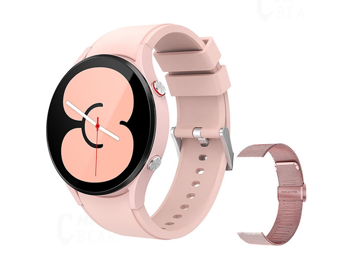 Smartwatch VEANXIN À Prova de Água para Android e Ios Rosa