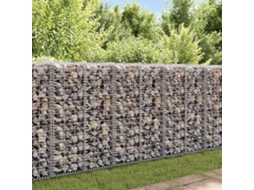 Cesto Gabião Arame Galvanizado 100 X 30 X 30 Cm