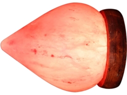 Luminária De Cristal Sal Com Brilho Natural, Luzes Multitonais Efeito