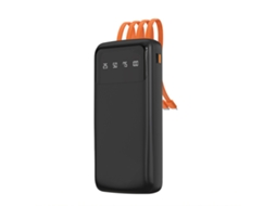 Powerbank 10000mAh, com cabos integrados, DUDAO