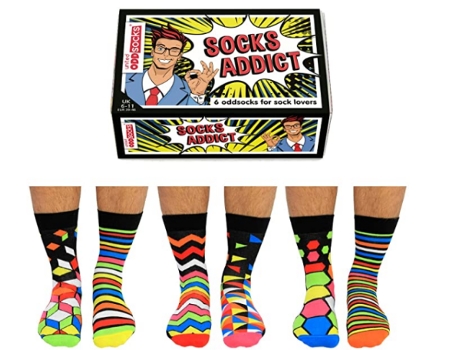 Box Meias Addict Caixa de 6 Meias Diferentes