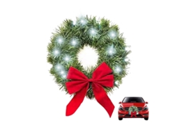 Laxiscreed Decoração Natalícia Com Luzes Para Carro E Caminhões, Guirlanda Natalícia Para Suvs