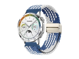 Pulseira Esportiva Elástica E Respirável Em Nylon Trançado Com Fecho Magnético Para Huawei Gt6 Gt5 Samsung Watch7