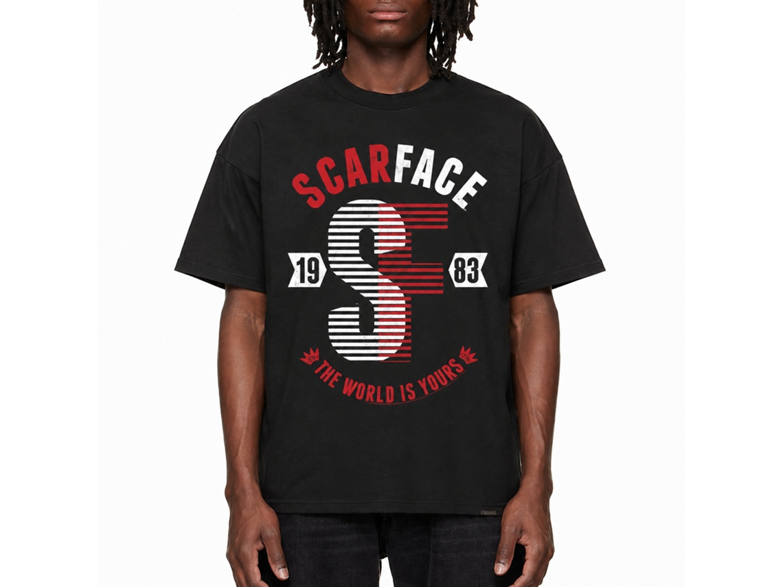 Rockinstone Scarface Movie Sf Black Adult T-shirt Size:xxxl