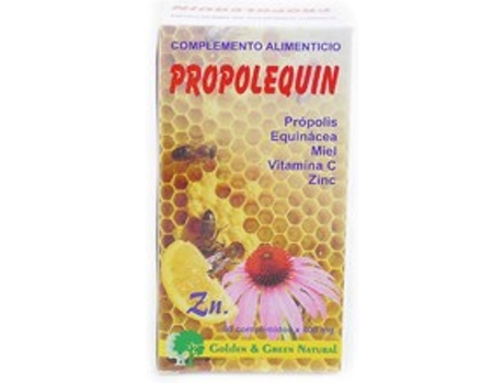 Suplemento Alimentar GOLDEN & GREEN NATURAL Propolequin (60 Comp - Comprimido)