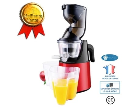 Máquina De Suco De Frutas Presse Fruits Extrator De Suco De Larga Abertura Multifuncional De Velocidade Lenta Doméstico Portátil Innovtec