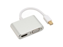 Adaptador Mali Minidp para HDMI, conversor de vídeo 2 em 1 4K x 2K