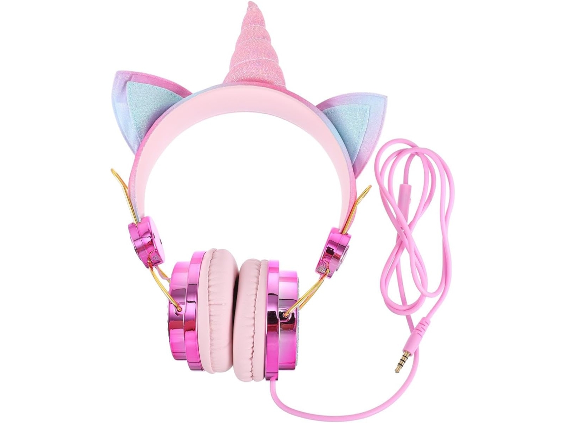 Fones De Com Fio, Design Gato Haste Em Abs, Estilo Leve, Ideais Para E