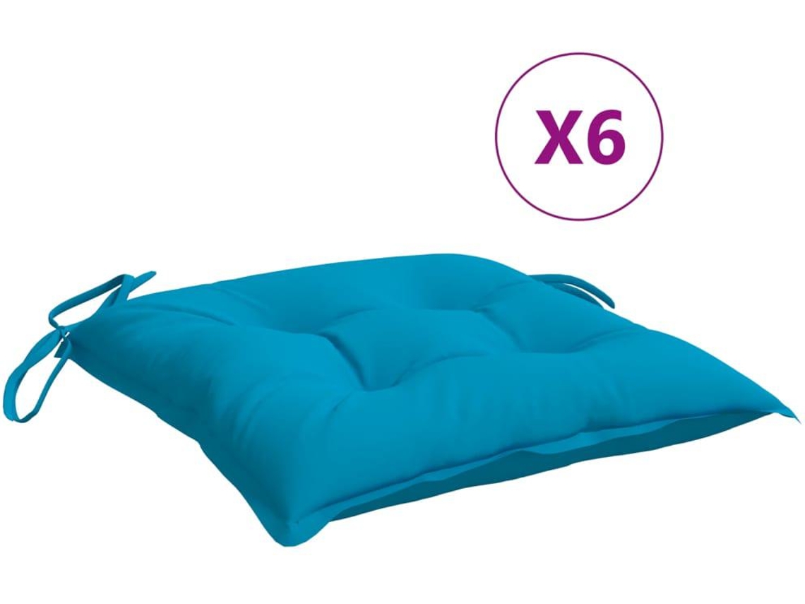 Pallet Cushion, Pallet Cushions Vidaxl Azul Tecido (50 X 50 X 7 Cm)