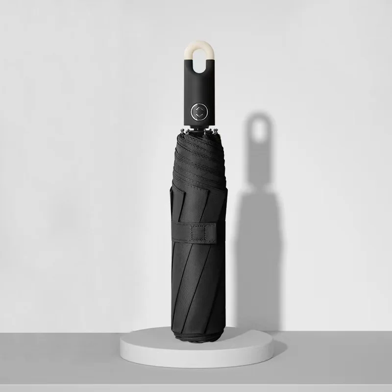 Guarda sol MDUG automático com trava, proteção solar e UV, dobrável e resistente ao vento