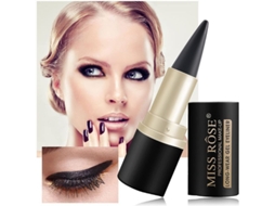 Caneta de Eyeliner Gel Preta, Fórmula de Secagem Rápida, Longa Duração e À Prova D'água