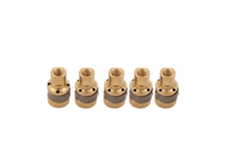 Adaptadores Bico para difusor de gás 169716 para pistola de solda MIG Miller M-10/15 Hobart (5 unidades)