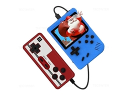 Mini Console de Videogame Retrô Portátil, 8 Bits, Reprodutor Jogos Embutido, 500 Jogos, Av Out Game Cons GOKOCO