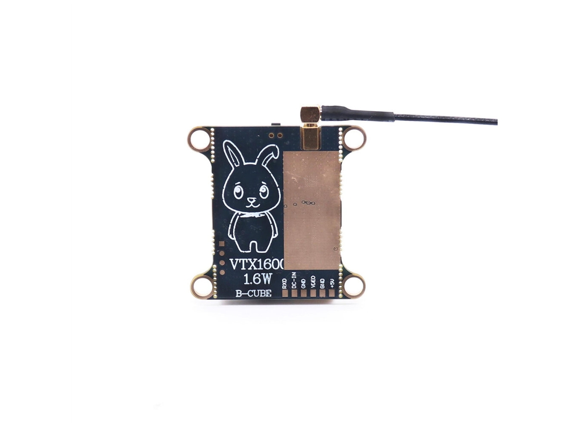 Transmissor Fpv Vtx1600b cube 5.8ghz 48ch Vtx1600 1.6w / Vtx2500 2500mw, 7 26v, 30,5 30,5mm para Drones de Corrida Fpv. MDUG