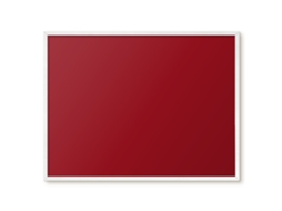 Magnetic Wall Board Vivid Burgundy For The Office Espelharte (80x60 Cm)