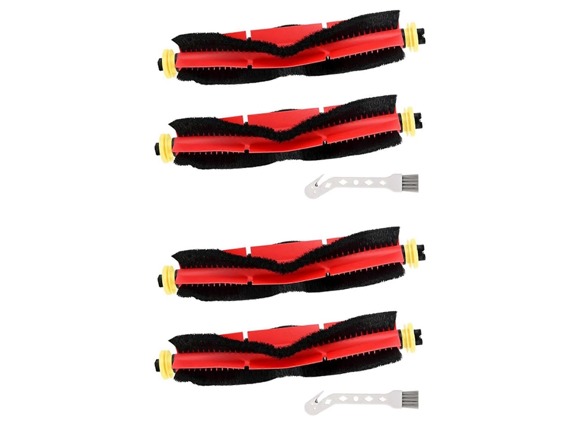 4 Escovas Principais Para Roborock S6 Pure, S6, S6 Maxv, E4, S4 Max, S5, S5 Max, S4, E2, E3, E5, E20, E25, E35, S50_glo