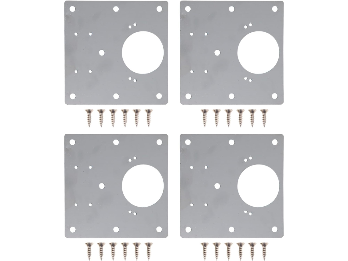 Placa De Reparo Para Armário Com Furo, Porta Móveis Madeira, Aço