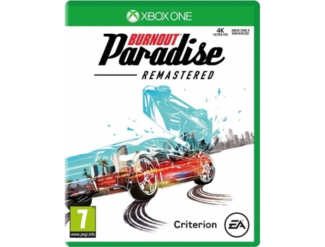 Jogo Xbox One Burnout Paradise Remastered — Corridas | Idade mínima recomendada: 7