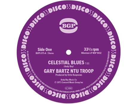Gary Bartz Ntu Troop Celestial Blues / Gentle Smiles 7 Vinil