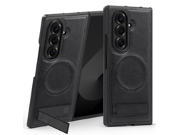 Capa Para Samsung Galaxy Z Fold 7 Magnético Suporte Sem Fios Preto Czhhmart