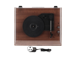 Tocador de vinil com caixa de som Bluetooth, 3 velocidades EOOCOO