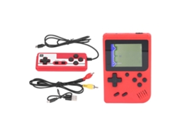 Console de videogame portátil com tela de 3 polegadas, reprodutor de jogos portátil clássico para crianças e adultos, Slowmoose vermelho