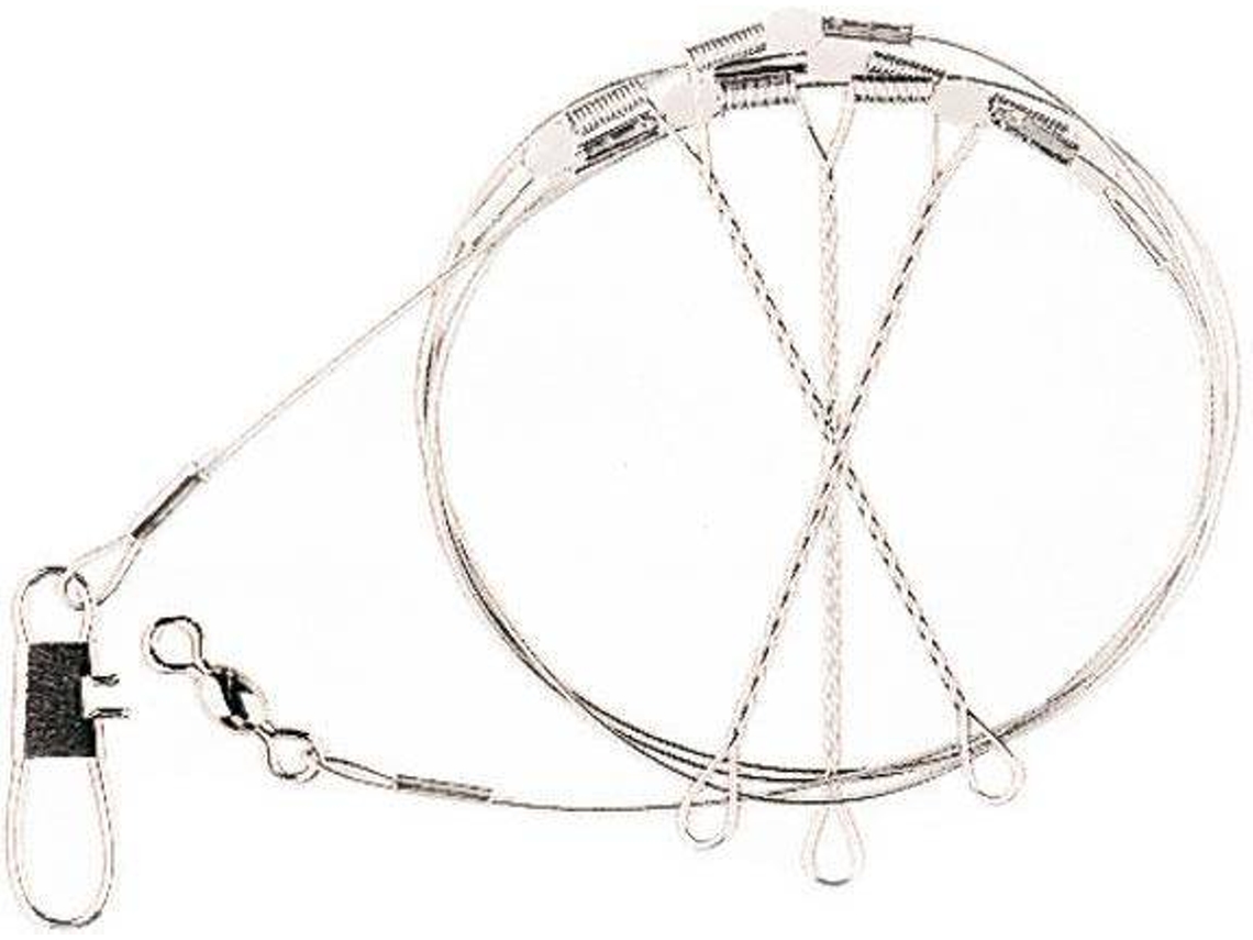 Acessório para linha de pesca KALI Nylon Volantin Leader Preto