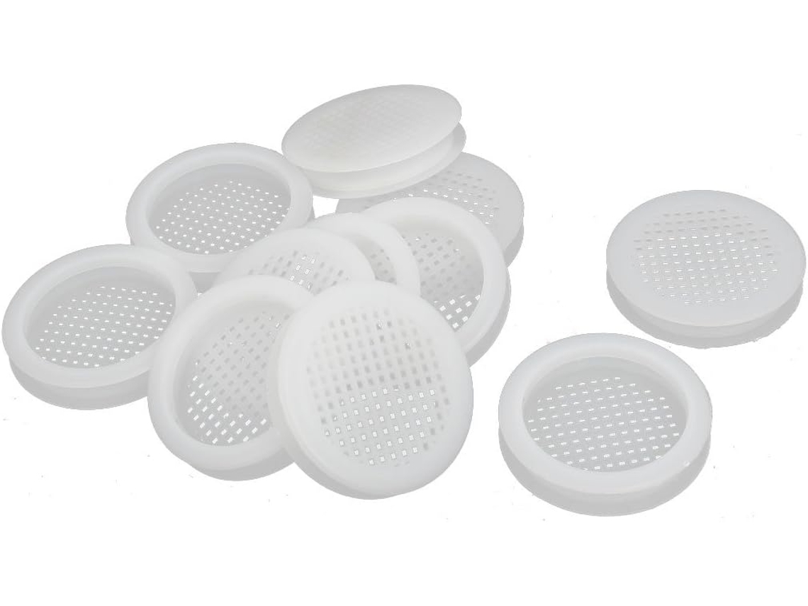 Ventilador de Ventilação Redondo Perfurado em Plástico para Armário de Móveis, Aberturas de CHABERLU