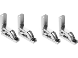 Conjunto De 4 Dobradiças Para Armários Cozinha, Portas E Prateleiras,