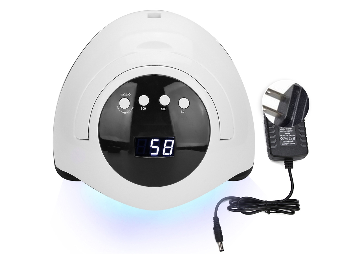 Lâmpada Secadora Inteligente Led Uv Para Esmalte De Unhas 168w Máquina Profissional De Cura Plug Us 110-240v