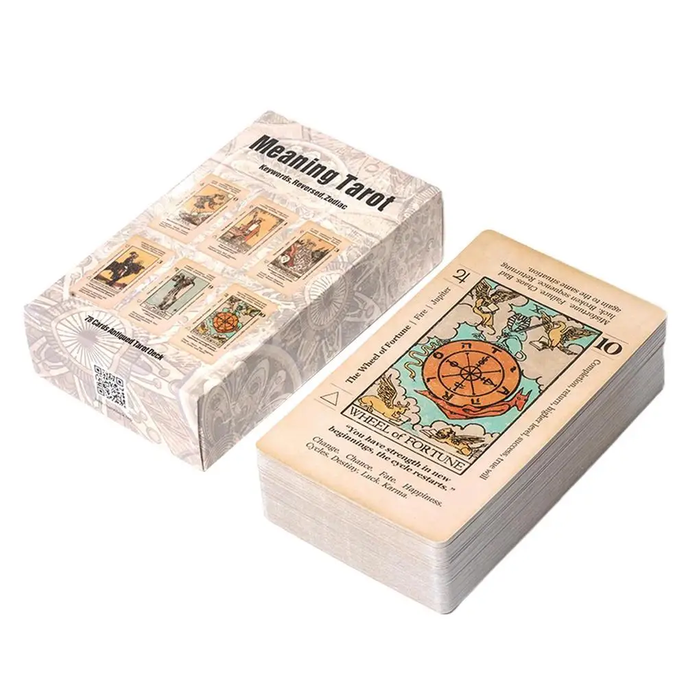 Significados e Interpretações Das Cartas de Tarot: Baralho de Tarot Retrô com 78 Cartas MDUG