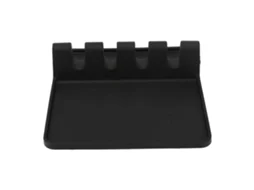 2026 repouso de Utensílios de Silicone Multifuncional com Almofada Anti gotejamento para Bancada de Cozinha Preto