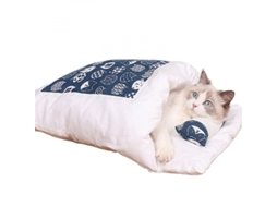 Rebe cama para Gato Dormitorio Térmico Invierno Removable Diseño Cueva Mascota Pequeña Yxu L a