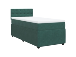 Box Spring Bed, Box Spring Beds Vidaxl Verde Veludo (100 X 200 Cm)