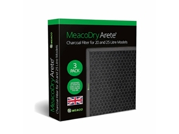 Filtro De Carvão Ativado Meacodry Arete Pack 3 Para Desumidificadores 20l/25l Elimina Odores E Otimiza O Desempenho