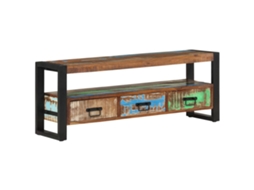 Tv Cabinet, Tv Cabinets Vidaxl Marrom Madeira Recuperada (n/a)