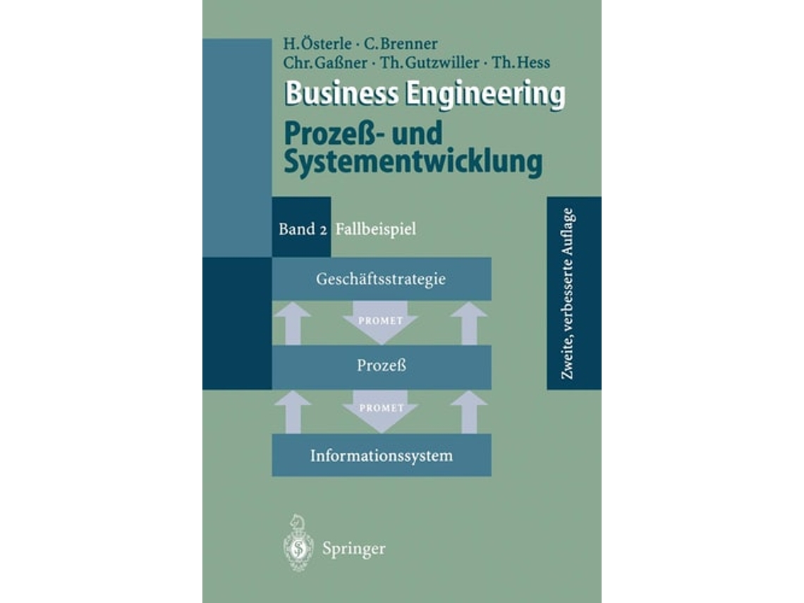 Livro Business Engineering Prozess- Und Systementwicklung De Hubert Österle, Claudia Brenner Et Al. (alemão)