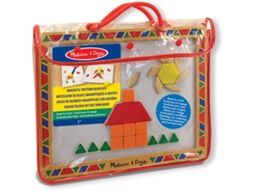 Jogo de Tabuleiro MELISSA & DOUG Magnetic Pattern Block Set (3 Anos)
