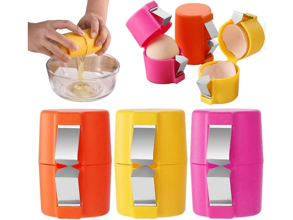 Conjunto De 3 Separador E Abridor De Cascas De Ovos, Para Versões Cruas, Utensílio Manual De Cozinha